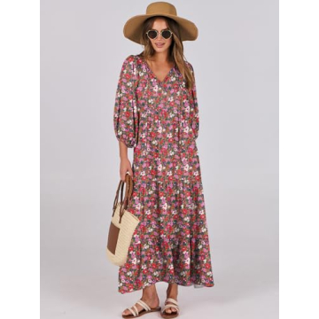 Stunning ANRABESS Women's Boho Maxi Dress for Summer