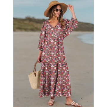 Stunning ANRABESS Women's Boho Maxi Dress for Summer