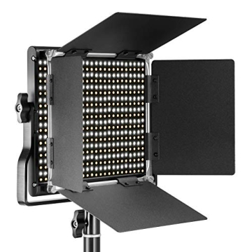 Neewer Professional Metal Bi-Color LED Video Light for Studio, YouTube, Product Photography, Video S...