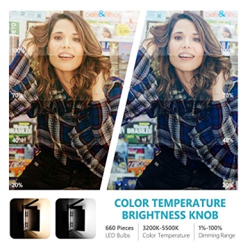 Neewer Bi-Color LED Video Light for Studio and YouTube