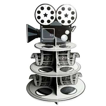 Playscene Novelty Cupcake Holder (Movie Reel)