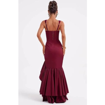 Elegant Ternlm Black and White Prom Dress 2025 for Women