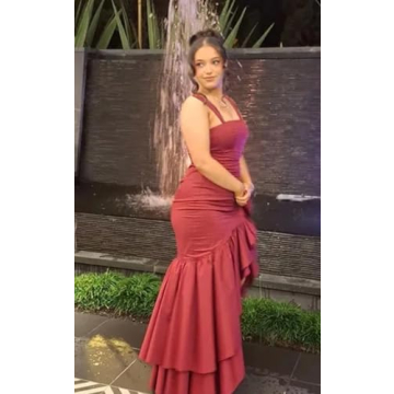 Elegant Ternlm Black and White Prom Dress 2025 for Women