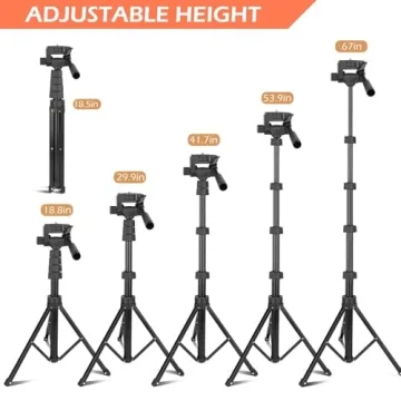 Aureday 67" Phone Tripod for Selfies and Vlogging