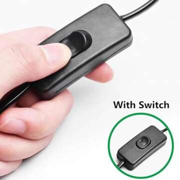 KYUQY LED Grow Light for Indoor Plants - Full Spectrum and Energy Efficient