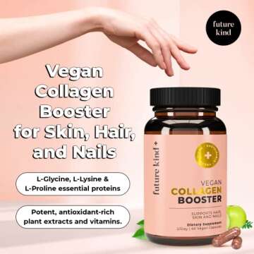 Future Kind Vegan Collagen Booster: Enhance Beauty & Health with Biotin and Vitamin C