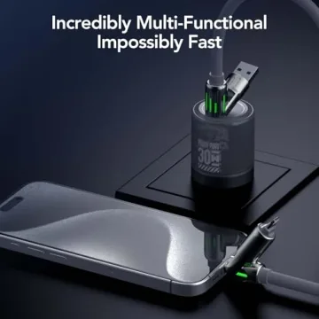 MFish 4-in-1 USB Charging Cable 240W for All Devices