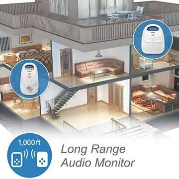 VTech Baby Monitor with Long Range and Rechargeable Battery