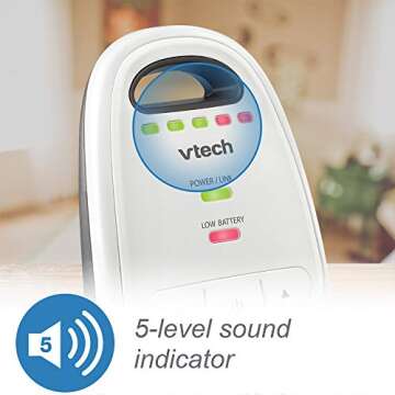 VTech Baby Monitor with Long Range and Rechargeable Battery