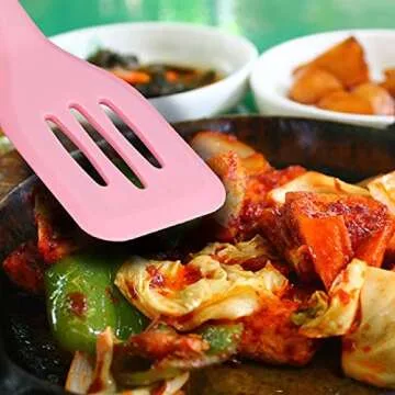 Feleph Pink Silicone Cooking Utensils Set - 6 PCs