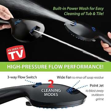 AquaCare High Pressure 8-mode Handheld Shower Head