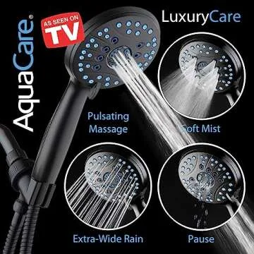 AquaCare High Pressure 8-mode Handheld Shower Head