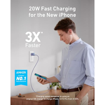 Anker Nano 20W USB-C Fast Charger for iPhone & Android