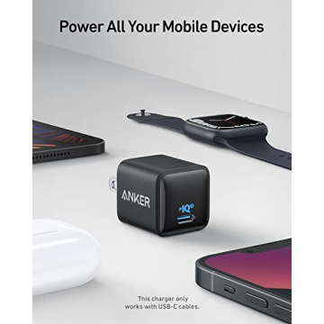 Anker Nano 20W USB-C Fast Charger for iPhone & Android