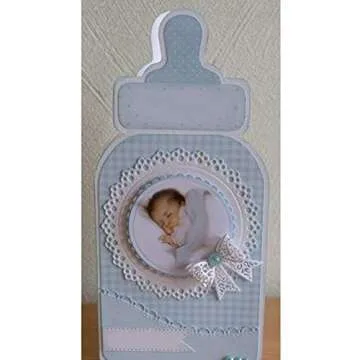 Metal Die Cuts Set Include 4 Different Patterns Round Lace Flower Border Cutting Dies Cut Stencils for Scrapbooking Photo Album Decorative Embossing Paper Dies for Card Making Template (Silver)