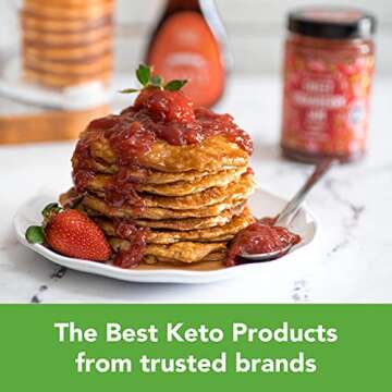 Good Good Keto Jam, Jelly with No Added Sugar, Variety Box - 12 ounces each (3 Count)