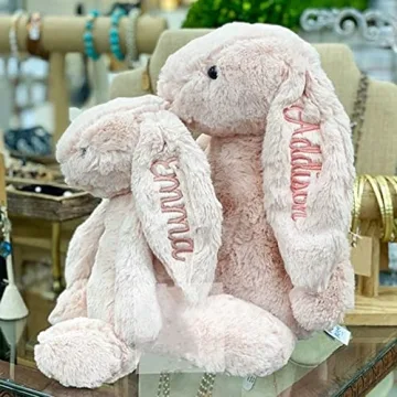 Handmade Personalized Plush Bunny - Gift for Children