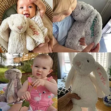 Handmade Personalized Plush Bunny - Gift for Children
