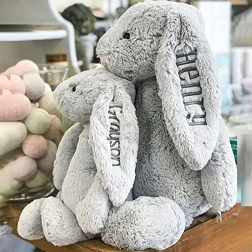 Handmade Personalized Plush Bunny - Gift for Children
