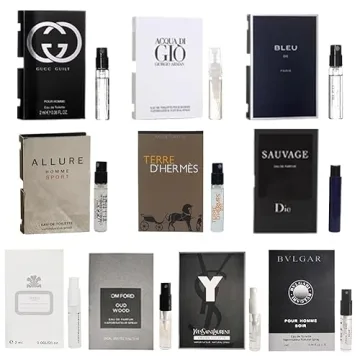 EKoKim Cologne Men's Perfume Sampler - 12 Designer Scents