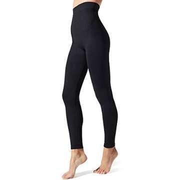BLANQI Everyday Highwaist Postpartum Leggings - Comfortable Nursing Leggings for Optimal Belly Suppo...