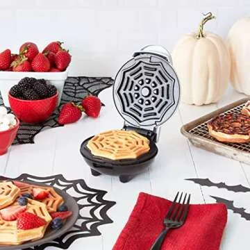 Dash Spiderweb Mini Waffle Maker for Fun Creations