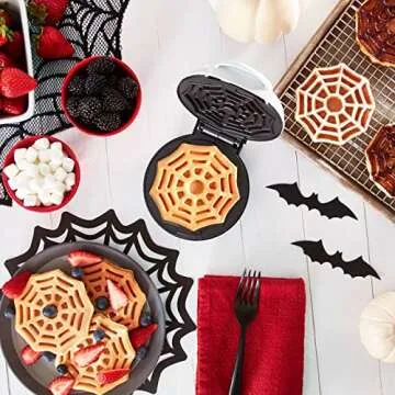 Dash Spiderweb Mini Waffle Maker for Fun Creations