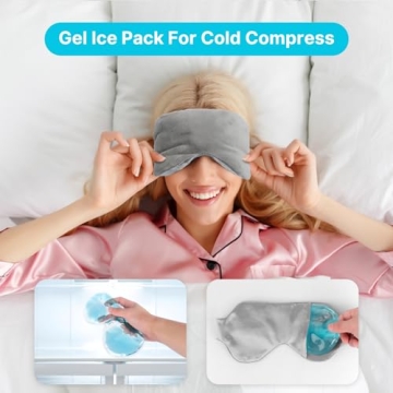 Atsuwell Eye Mask for Soothing Eyes, Heat & Cold Relief