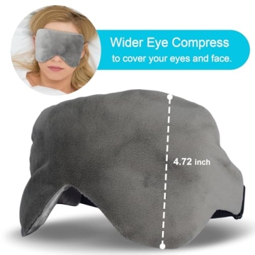 Atsuwell Eye Mask for Soothing Eyes, Heat & Cold Relief