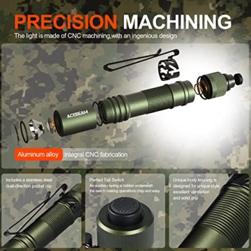 ACEBEAM Pokelit AA Rechargeable Torch 550 Lumens