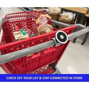 Magnetic Phone Holder for Stroller, Stationary Bike (Compatible with Peloton), Shopping Cart. Compatible with MagSafe. Stable & Secure.