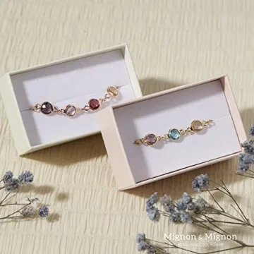 Personalized Birth Month Gemstone Bracelet for Women