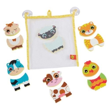 Farm Friends Foam Bath Stickers for Kids Fun