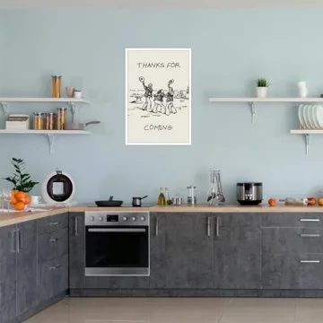 DVBOCS Nautical Black White Funny Poster for Home Decor