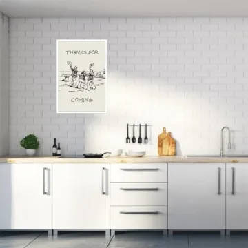 DVBOCS Nautical Black White Funny Poster for Home Decor