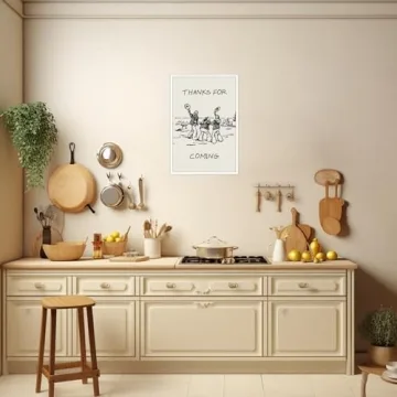 DVBOCS Nautical Black White Funny Poster for Home Decor