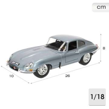 Bburago 1:18 Jaguar E Coupe Model Car for Collectors