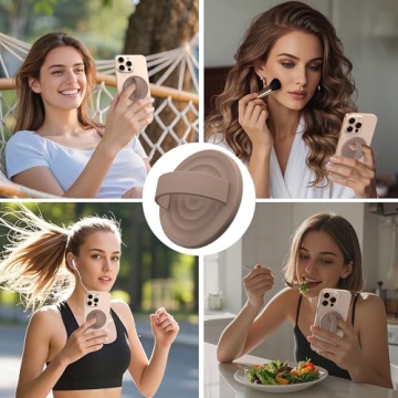 COFFKER Magnetic Phone Grip Ring Holder - Ergonomic & Compatible with iPhone 17/16/15/14/13/12 Serie...