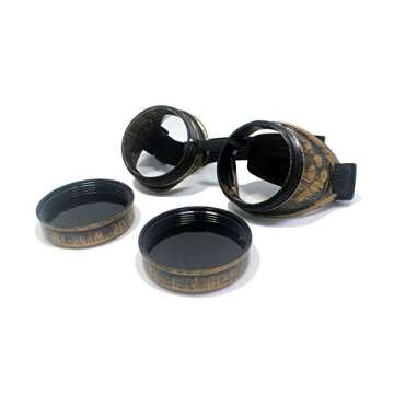 Vintage Steampunk Goggles for Cosplay - WEICHUAN Style