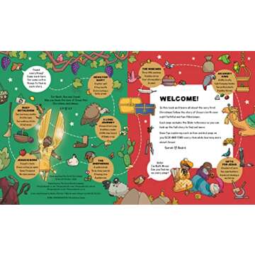 Seek and Find: The First Christmas: With over 450 Things to Find and Count! (Fun interactive Christi...