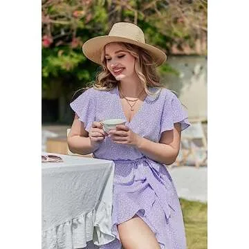 Flattering Plus Size Floral Deep V Neck Maxi Dress