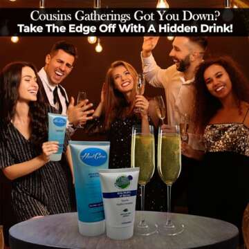 Smuggle Your Booze Sunscreen Hidden Bottle Tube Flask - 4-Pack | Discreet Flasks for Liquor Disguise for Cruises, Travel, Concerts, Sports | 15 Tamper-Proof Seals, 3 Pour Spout Funnel | 29oz Total