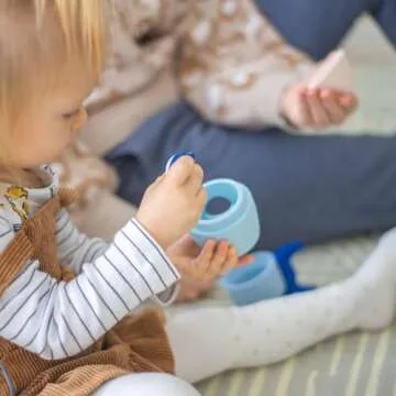 Macabaka Silicone Rocket Toy Set - Safe Stacking Fun