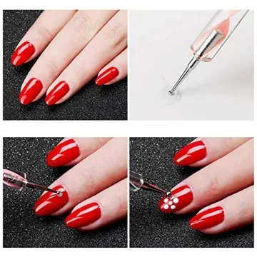 Versatile 5-Piece Dotting Tool Kit for Nail Art and Crafts