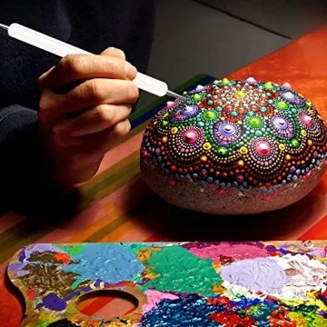 Versatile 5-Piece Dotting Tool Kit for Nail Art and Crafts