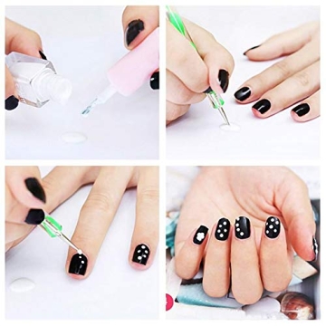 Versatile 5-Piece Dotting Tool Kit for Nail Art and Crafts