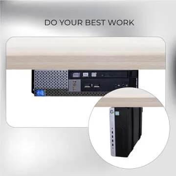 HumanCentric SFF Under Desk & Wall Mount Bracket for PCs