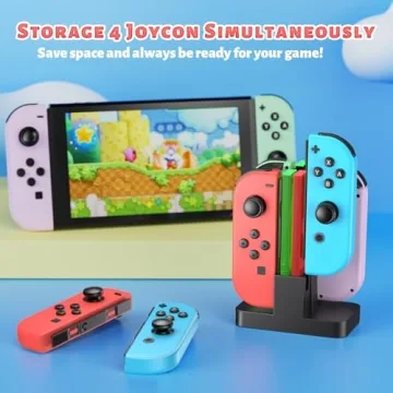 FastSnail Charging Dock for Nintendo Switch Controllers