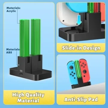 FastSnail Charging Dock for Nintendo Switch Controllers