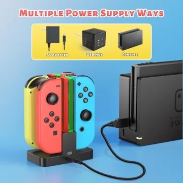 FastSnail Charging Dock for Nintendo Switch Controllers